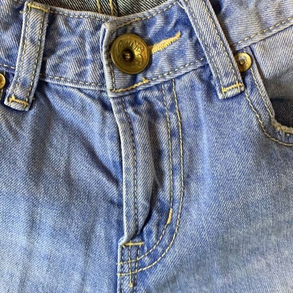 RODEO Crowns denim jeans unique style light wash in front and dark in back - Picture 3 of 13